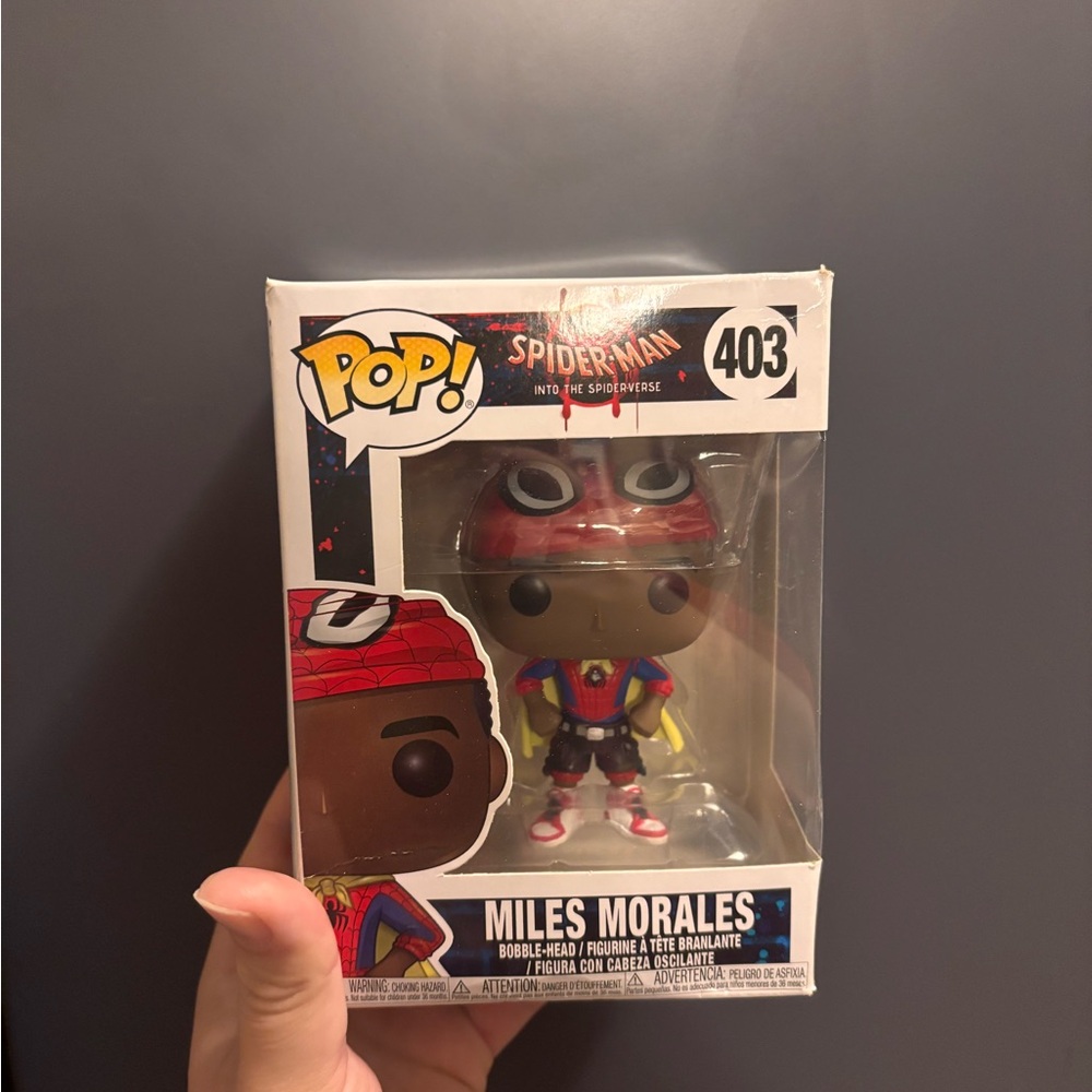 Miles morales (spiderman) funko pop (authentic)